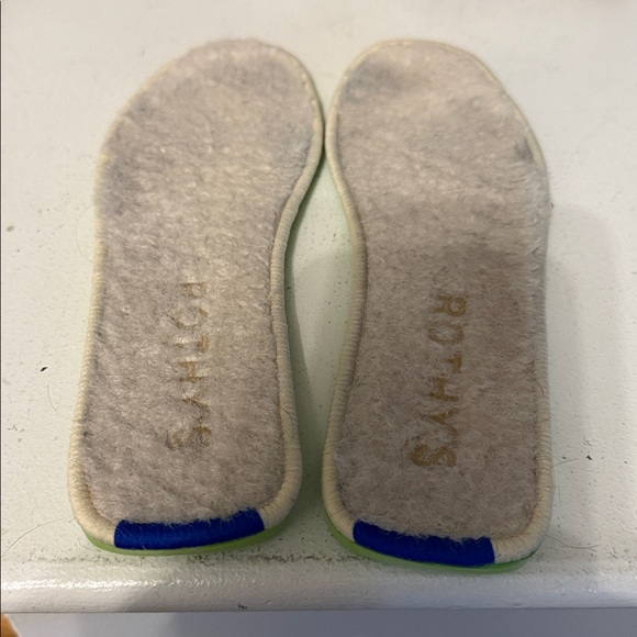 Rothy’s The Scuff Black Plaid Mule Style Slippers Sz 8 - Picture 9 of 10